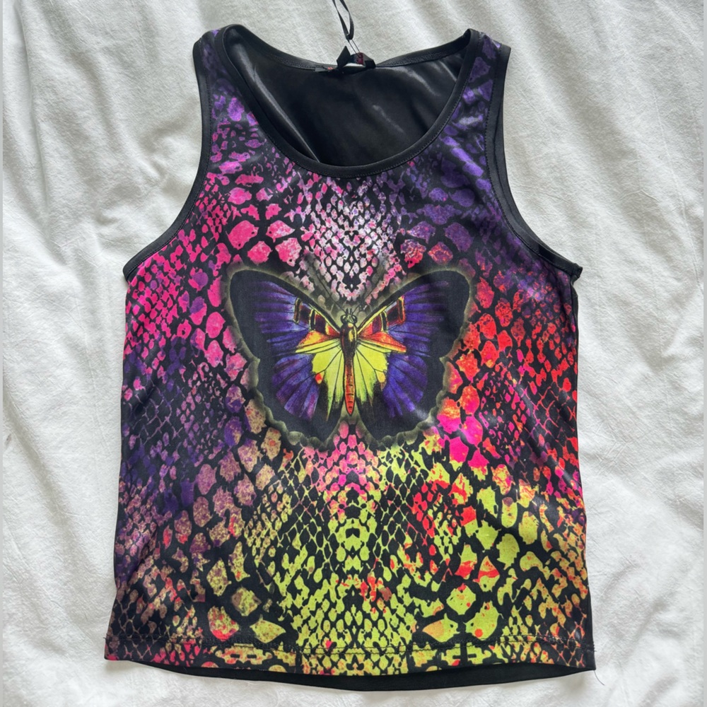 Sheer butterfly Dollskill shirt new with tag